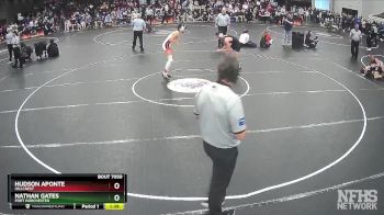 5A 132 lbs Cons. Round 1 - Nathan Gates, Fort Dorchester vs Hudson Aponte, Hillcrest