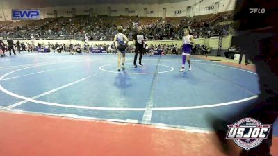 100 lbs Round Of 32 - Ryder Gomez, Pittsburg Wrestling Club vs Cayden Beavers, Harrah Little League Wrestling