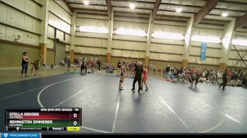 96 lbs Semifinal - Remington Zimmerer, Colorado vs Stella Isensee, Colorado