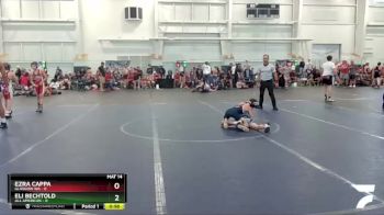 72 lbs Round 5 (6 Team) - Ezra Cappa, Glasgow WA vs Eli Bechtold, All American