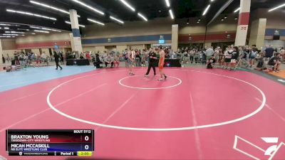 138 lbs Cons. Round 1 - Braxton Young, Takedown-City Wrestling vs Micah McCaskill, NB Elite Wrestling Club