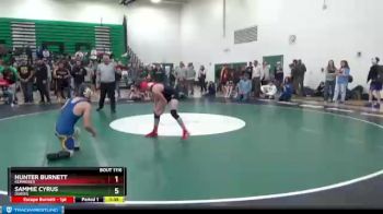 106 lbs Round 2 - Sammie Cyrus, Dubois vs Hunter Burnett, Kemmerer