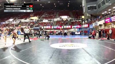 G - 145 lbs Champ. Round 2 - Venessa Wheeler, Polson Girls vs Luisa Rivera-Rosas, Billings Senior High School Girls