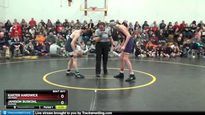 DIVISION 6 lbs Round 1 - Jamison Buskohl, Hudson vs Karter Hardwick, Oelwein