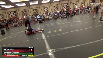 135 lbs Round 2 (6 Team) - Jacob Perry, SVRWC Gold vs Graeden Lackett, Frost Gang