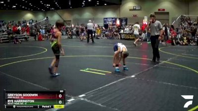 60 lbs Round 2 (6 Team) - Greyson Goodwin, Ares Black vs Rye Harrington, Beast Mode WA