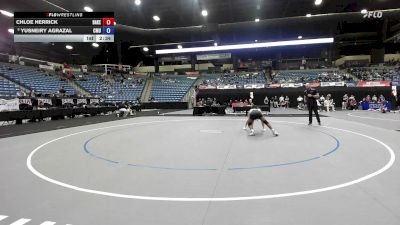 117 lbs Champ. Round 1 - Chloe Herrick, Baker vs Yusneiry Agrazal, Central Methodist