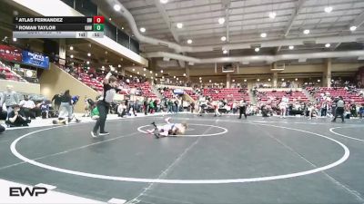46 lbs Semifinal - Atlas Fernandez, Derby WC vs Roman Taylor, Greater Heights Wrestling