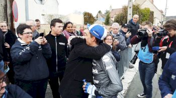 Alaphilippe Cheered By Family On Home Roads