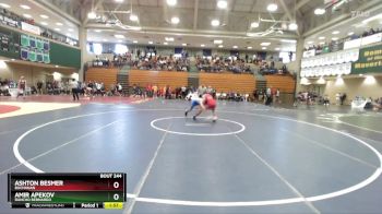 126 lbs Champ. Round 2 - Ashton Besmer, Buchanan vs Amir Apekov, Rancho Bernardo
