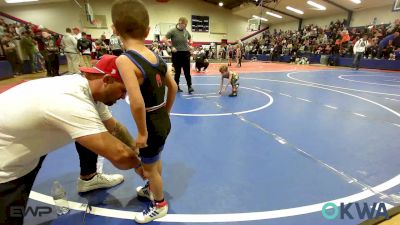 43 lbs Rr Rnd 1 - Harley Howell, Henryetta Knights Wrestling Club vs Conway Welden, Raw Wrestling Club