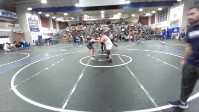 285 lbs Cons. Round 5 - Noah Huss, Moorpark vs Brandon Bass, Servite