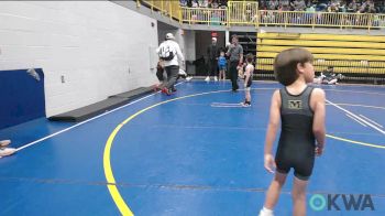 49 lbs Consi Of 8 #2 - Camden Ward, Weatherford Youth Wrestling vs Kyler Aaron, Madill Takedown