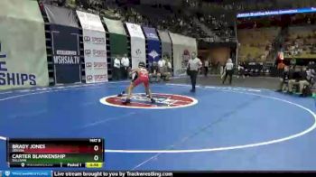 106 lbs Cons. Round 1 - Brady Jones, Odessa vs Carter Blankenship, Sullivan