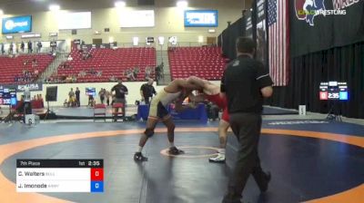 92 kg 7th Place - Cody Walters, Bulldog Elite Wrestling Club vs Jeremiah Imonode, Army West Point