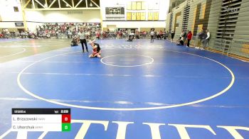 125B lbs Rr Rnd 2 - Logan Brzozowski, Harvard vs Caleb Uhorchuk, Army West Point