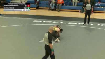 174 lbs Finals (2 Team) - Christopher Minto, Nebraska vs Danny Heiser, Missouri