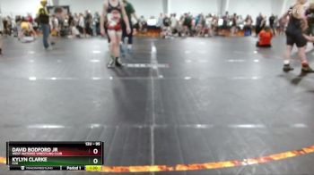 95 lbs Quarterfinal - Kylyn Clarke, C2X vs David Bodford Jr, West Wateree Wrestling Club