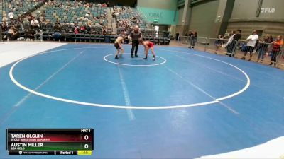 72-74 lbs Round 3 - Austin Miller, USA Gold vs Taren Olguin, Stout Wrestling Academy