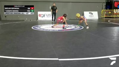 Bantam - 56 lbs Champ. Round 2 - Ace Peay vs Aidenlee Sanchez