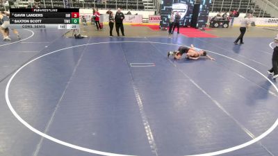 Junior Boys - 126 lbs Cons. Semis - Saxton Scott, Team Idaho Wrestling Club vs Gavin Landers, Immortal Athletics WC