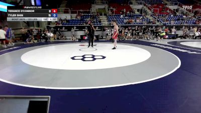 120 lbs Cons. Sub-rd Of 64 - Terance O'Connor, ID vs Tyler Shin, VA