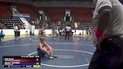 130/140 Round 2 - Landon Sibley, Portage Central vs Gabe Veit, Warsaw