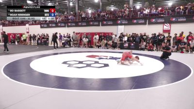 65 kg Quarters - Bo Bassett, Titan Mercury Wrestling Club (TMWC) vs Noah Nininger, Southeast Regional Training Center, Inc