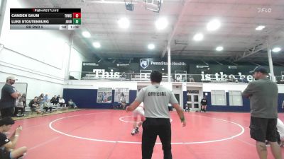 140 lbs Rr Rnd 5 - Camden Baum, Team Nauman Silver Fox - HSC vs Luke Stoutenburg, Journeymen Wrestling Blue - HSC