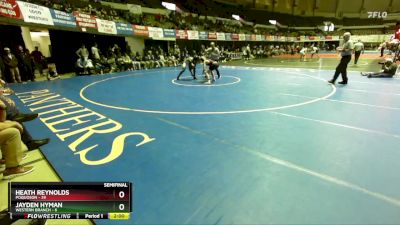 165 lbs Semis (4 Team) - Heath Reynolds, Poquoson vs Jayden Hyman, Western Branch