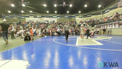 73 lbs Quarterfinal - River Pearson, Scrap Yard Training vs Maverick Higgins, Choctaw Ironman Youth Wrestling