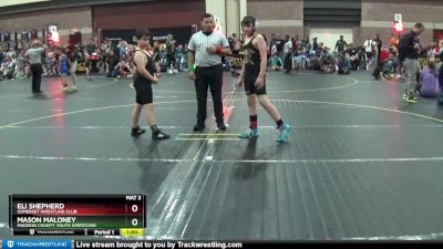 112 lbs Round 3 - Eli Shepherd, Somerset Wrestling Club vs Mason Maloney, Madison County Youth Wrestling