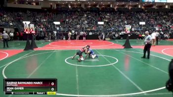 106 lbs Cons. Round 2 - Sean Gamer, AWRA vs Gaspar Raymundo Marcos, Unattached