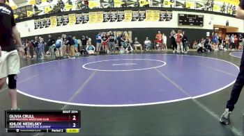 112 lbs Quarterfinal - Olivia Crull, Northeastern Wrestling Club vs Khloe Nedelsky, Contenders Wrestling Academy