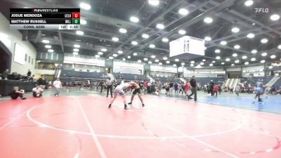 184 lbs Cons. Semi - Josue Mendoza, Emmanuel University vs Matthew Russell, Williams Baptist