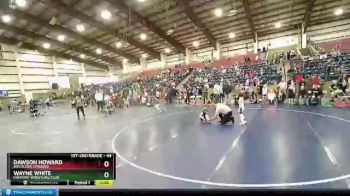 44 lbs Quarterfinal - Wayne White, Fremont Wrestling Club vs Dawson Howard, Box Elder Stingers