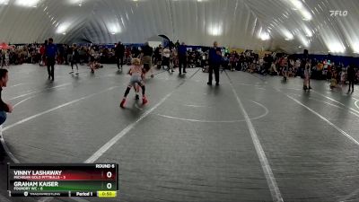 48 lbs Round 6 (10 Team) - Vinny Lashaway, Michigan Gold Pittbulls vs Graham Kaiser, Foundry WC