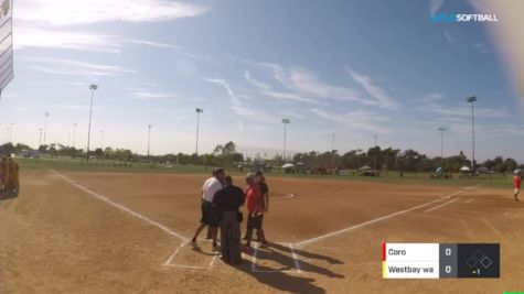 PGF 2018 Nationals 14U Premier Softball - Coro vs Westbay Wa