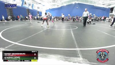 125 lbs Round 2 (4 Team) - Ramsey Brandenburg, Girls With Grit vs Ki`Morah Cathey, Oklahoma Supergirls