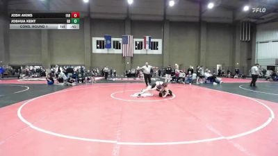 144A Cons. Round 1 - Josh Akins, Farmington vs Joshua Kent, Rock Bridge