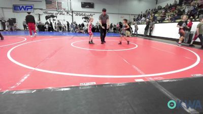 47 lbs Rr Rnd 2 - Ayva Al-Qahtani, Wyandotte Youth Wrestling vs Aeryn Jackson, Locust Grove Youth Wrestling