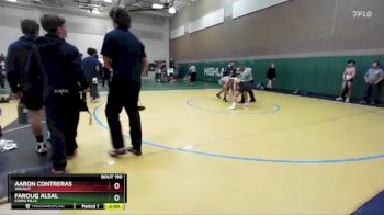 132 lbs Champ. Round 2 - Aaron Contreras, Walnut vs Farouq Alsal, Chino Hills