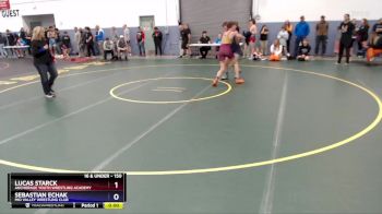 150 lbs Cons. Semi - Lucas Starck, Anchorage Youth Wrestling Academy vs Sebastian Echak, Mid Valley Wrestling Club