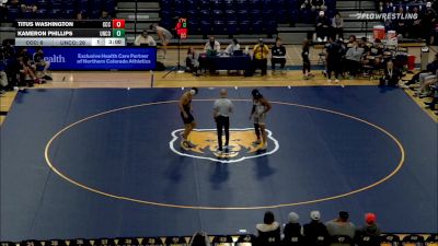 174 lbs Kameron Phillips, Northern Colorado vs Titus Washington, Colby Community College