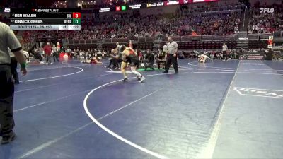 2A-150 lbs Champ. Round 2 - Kinnick Geers, West Marshall vs Ben Walsh, Sergeant Bluff-Luton