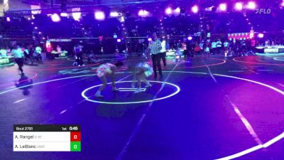 109 lbs Consi Of 16 #2 - Alexia Rangel, G-Style Wrestling vs Allison LeBlanc, Unattached