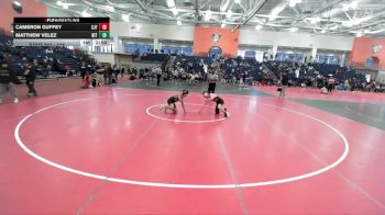 125 lbs Cons. Round 2 - Cameron Guffey, St. John Fisher vs Matthew Velez, RIT