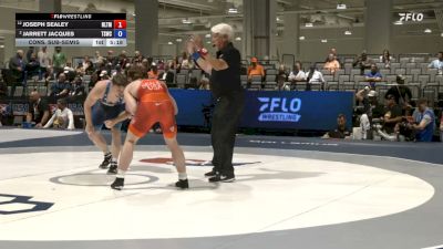 74 kg Cons. Sub-semis - Joseph Sealey, NLWC/TMWC vs Jarrett Jacques, Tiger Style Wrestling Club