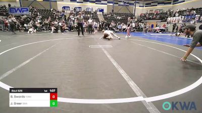 92 lbs Final - Bodie Swords, Tonkawa Takedown Club vs Jett Greer, Shelton Wrestling Academy