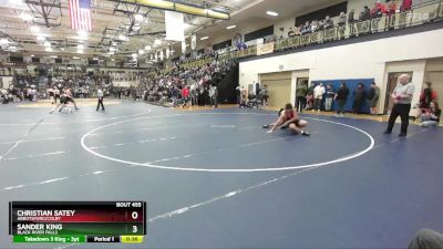 165 lbs Cons. Round 2 - Christian Satey, Abbotsford/Colby vs Sander King, Black River Falls